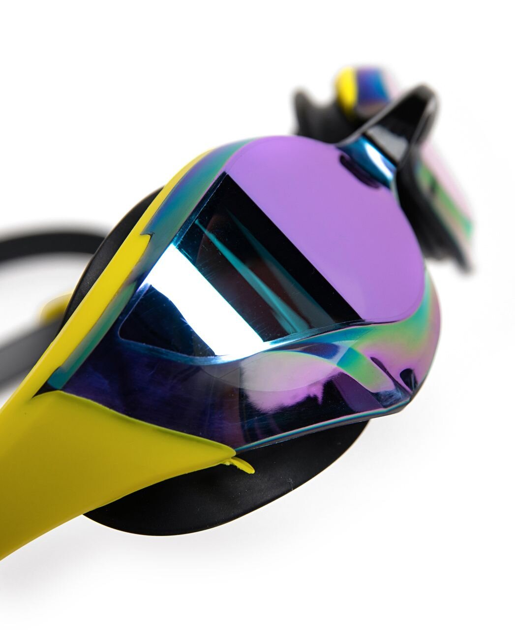Arena Cobra Edge Swipe Mirror – šedé s modrými zrcadlovými čočkami