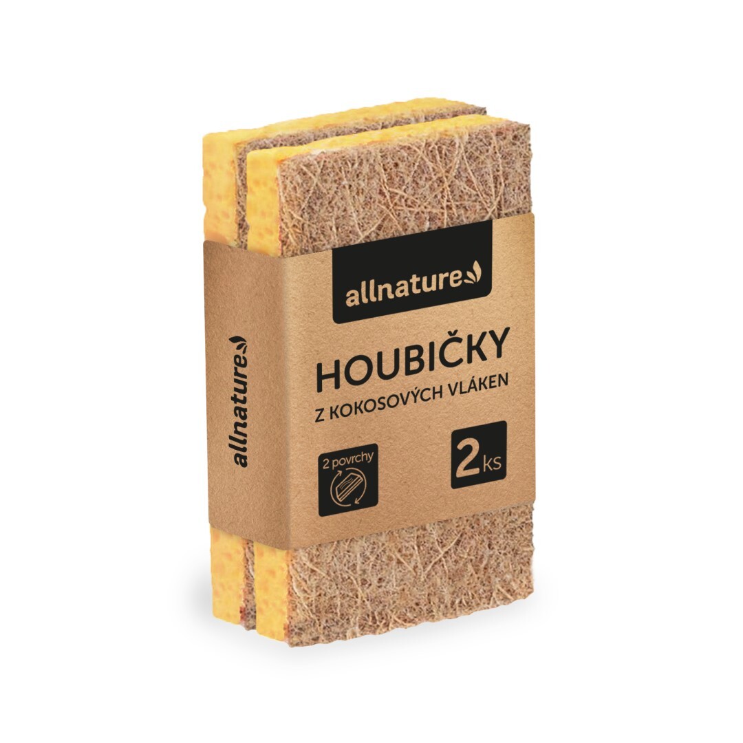 Ekologická čistící houbička s kokosovým vláknem
