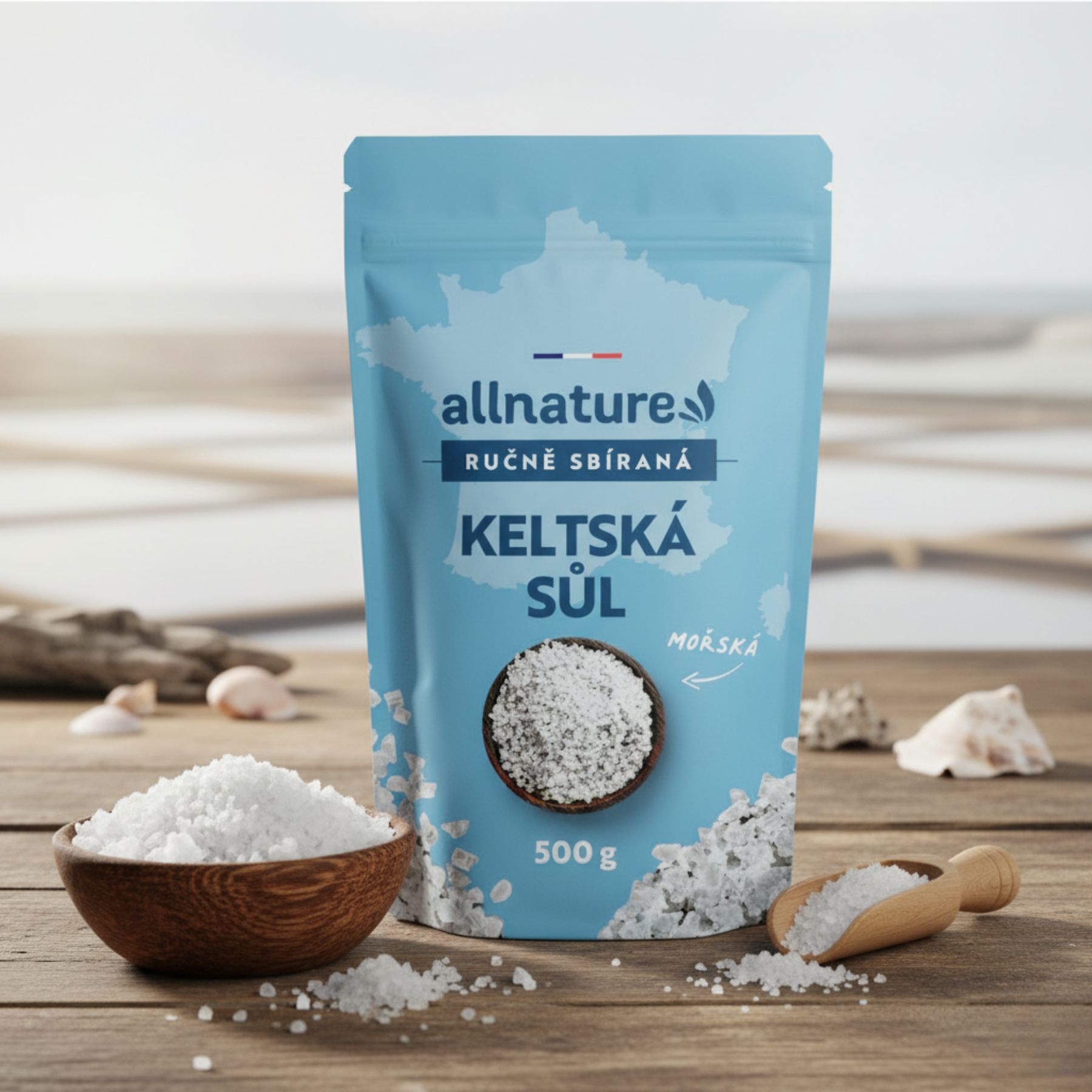 Allnature Keltská sůl 500 g