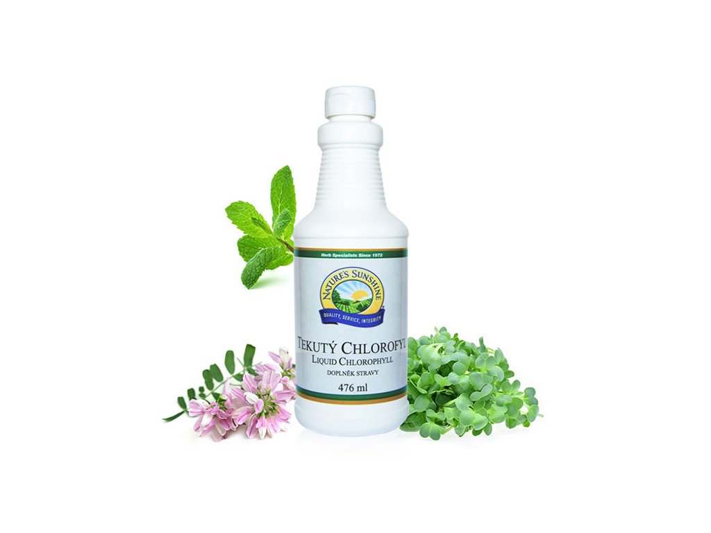 Tekutý Chlorofyl Liquid Chlorophyll Natures Sunshine Earplugs CZ