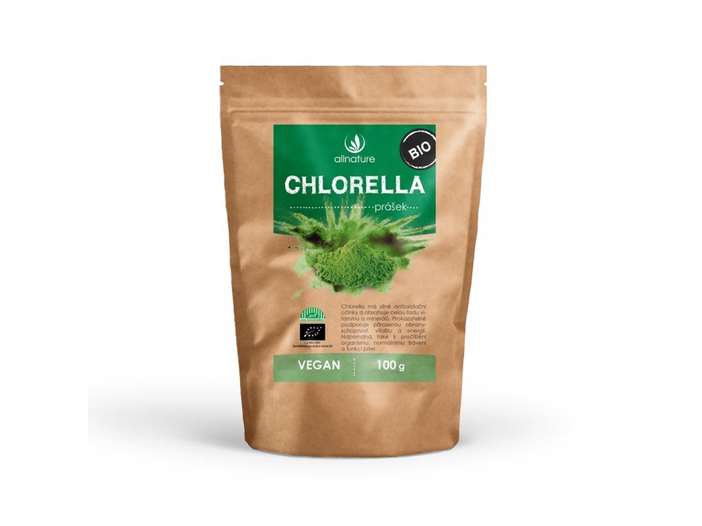 allnature chlorella prasek bio 100 g