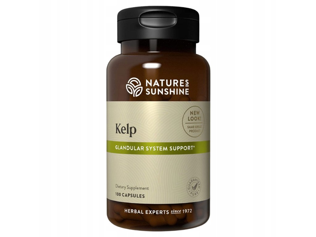 Natures Sunshine Kelp Doplněk stravy Minerály z mořských řas Earplugs cz
