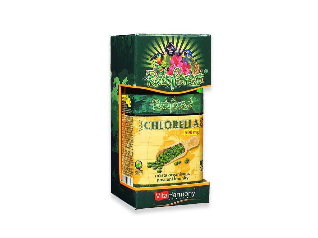 Rainforest Chlorella 500 mg 90 tbl.