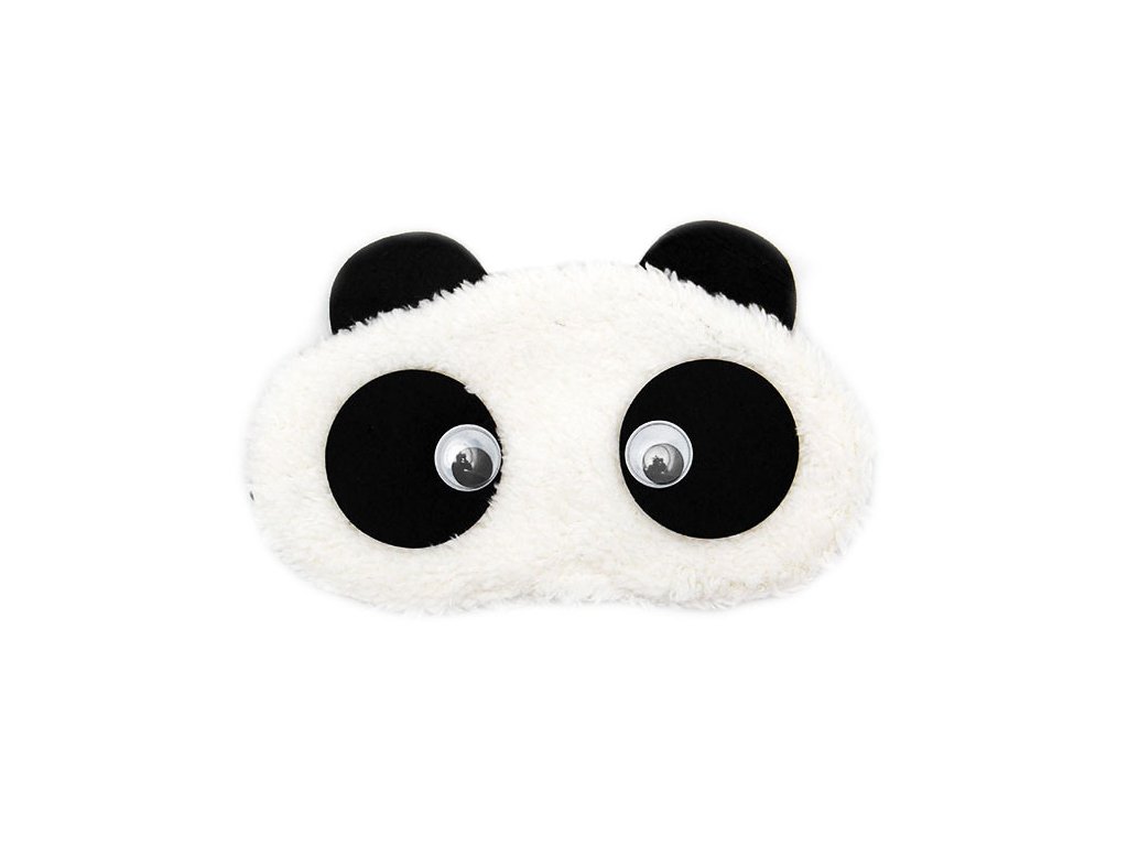 Panda Pohyblivé oči Maska na oči na spaní Earplugs cz