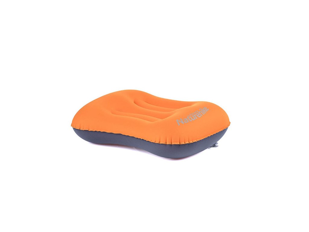 NatureHike Aeros Oranžový Cestovní polštář nafukovací Earplugs