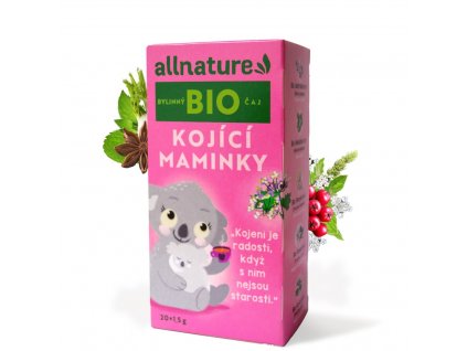 Allnature bylinný BIO čaj kojící maminky 30g