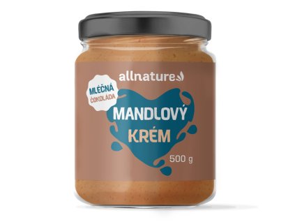 allnature mandlovy krem s mlecnou cokoladou 500 g