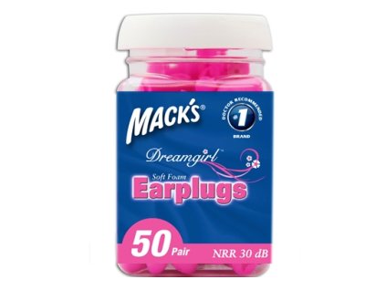 Růžové špunty Mack's Dreamgirl 50 párů