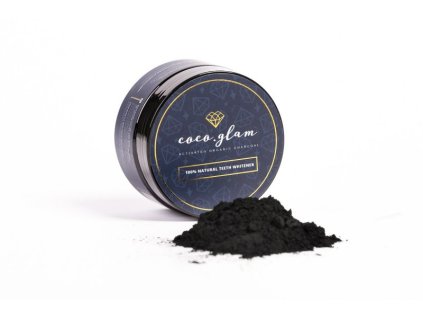 Coco Glam bělící prášek na zuby BIO