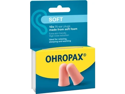 Ohropax Soft 5 párů pěnové špunty do uší 32 dB
