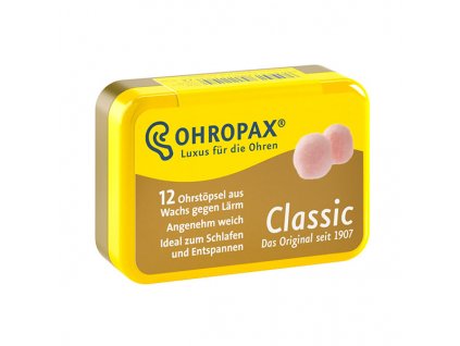 Ohropax Classic 6 párů špunty do uší Earplugs cz