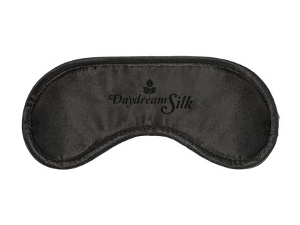 Daydream Basic Silk Black maska na oči na spaní černá satén