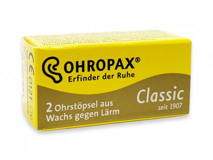 Ohropax Classic voskové špunty do uší 1 pár