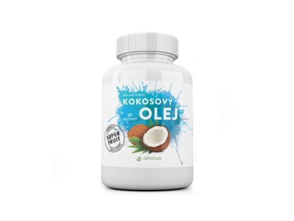 kokosovy olej kapsle allnature 60 cps