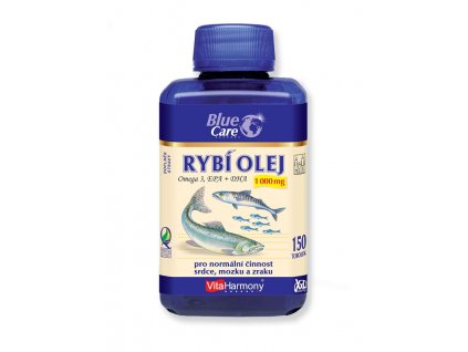 Vitaharmony XXL Rybí olej (Omega 3) 1.000 mg 150 tob.