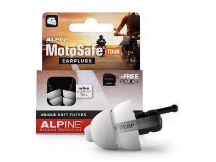 Špunty do uší na motorku Alpine MotoSafe Tour