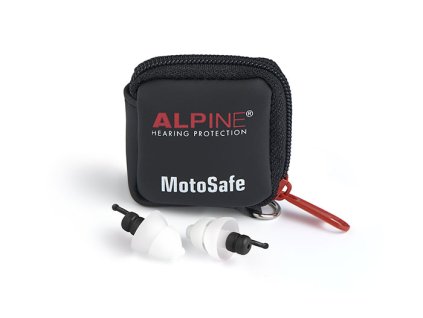 Alpine MotoSafe Tour Špunty do uší na motorku obsah balení Earplugs cz