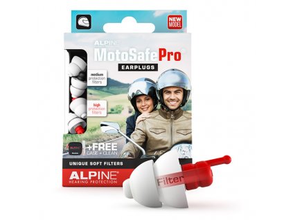 Špunty do uší na motorku Alpine MotoSafe Pro