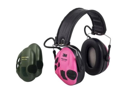 Elektronické chrániče sluchu 3M Peltor SportTac pink