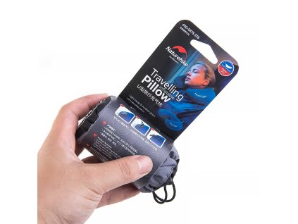 NatureHike Cestovní polštář kolem krku modrý Earplugs