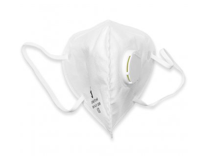 Respirátor FFP2 skládací s ventilkem ochrana před viry
