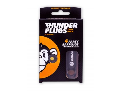 Bananaz Thunderplugs Duo špunty do uší na hlasitou hudbu