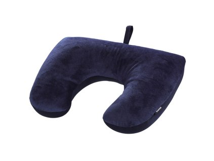Hama 2v1 modrý cestovní polštářek ve tvaru U
