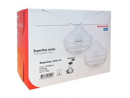 Honeywell SuperOne respirátor 3205 V2 FFP2 NR D balení 30 ks