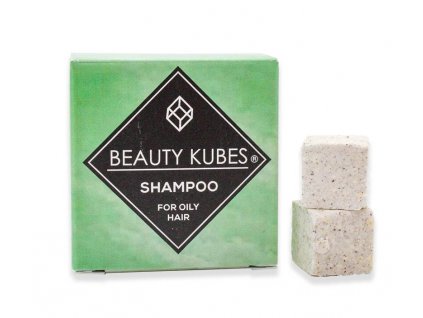 Beauty Kubes tuhý šampon pro mastné vlasy 27 kostek