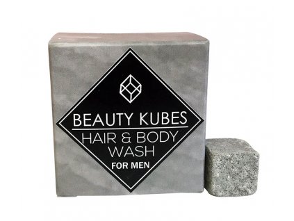 Tuhý šampon a sprchový gel pro muže Beauty Kubes úvodní foto