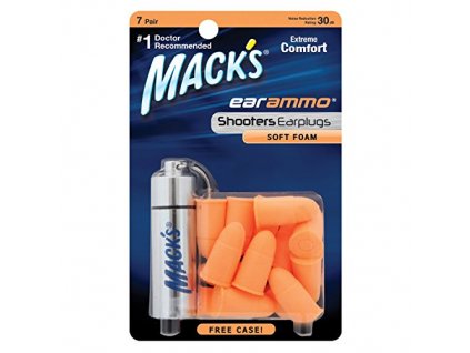 Mack's Ear Ammo 7 párů špunty na střílení earplugs