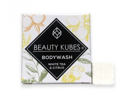 Beauty Kubes tělové mýdlo bílý čaj a citrus 100g