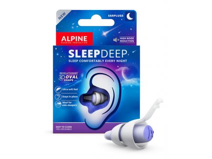 Alpine SleepDeep špunty do uší na spaní