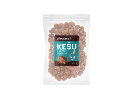 allnature kesu v mlecne cokolade 500 g