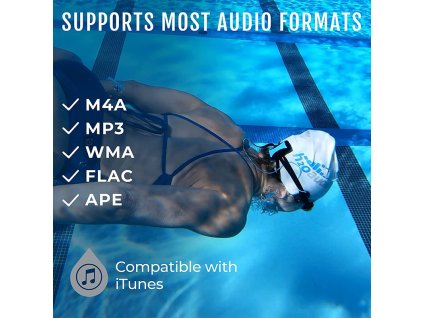 H2O Stream 2 - vodotěsný MP3 přehrávač s Bluetooth