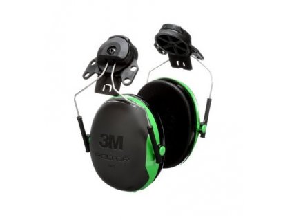 3m peltor cap mount earmuffs x1p3e black green