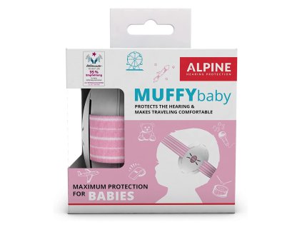 Alpine Muffy Baby chrániče sluchu pro děti růžová