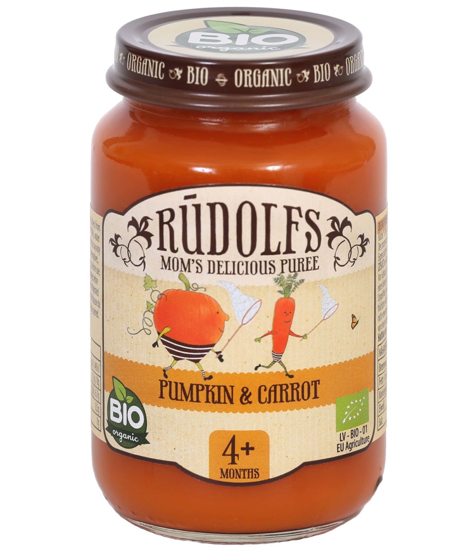 Rudolfs BIO Příkrm dýně a mrkev