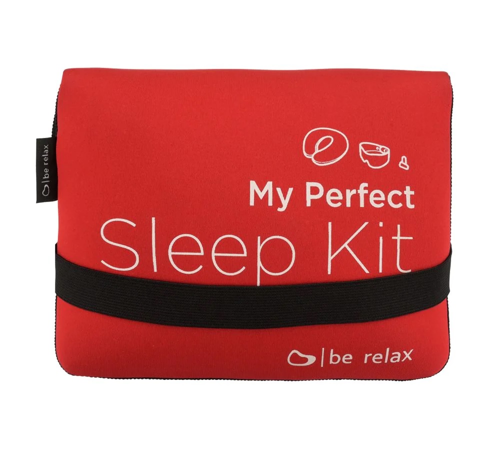 Levně Be Relax My Perfect Sleep Kit - ultralehká cestovní sada Barva: Červená