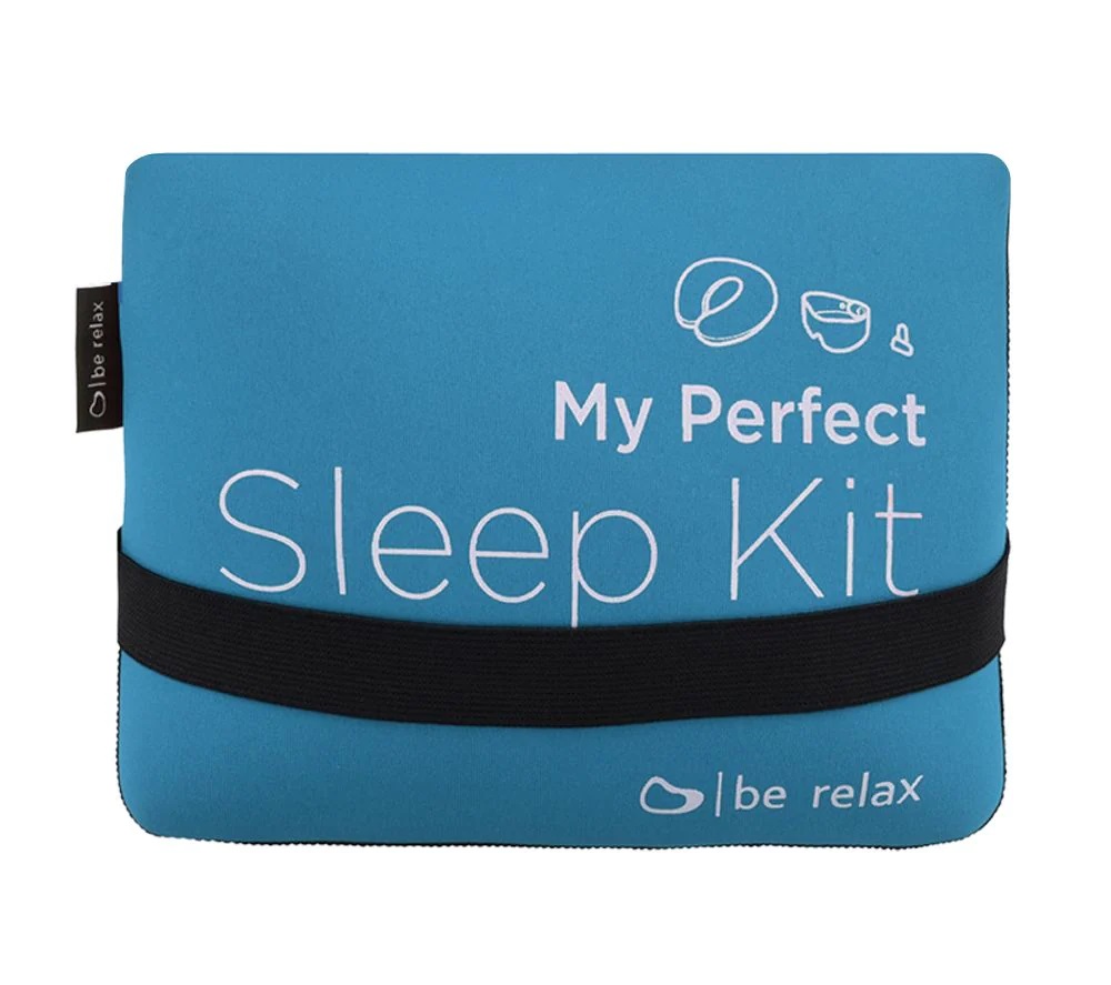 Levně Be Relax My Perfect Sleep Kit - ultralehká cestovní sada Barva: Modrá