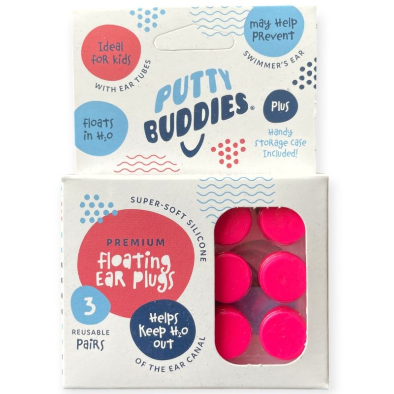 Putty Buddies - 3 páry Barva: Růžová