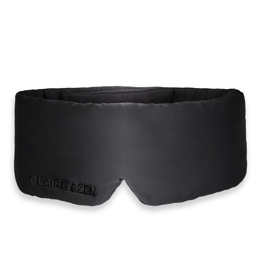Hedvábná maska na oči na spaní Claire & Zen Barva: Černá