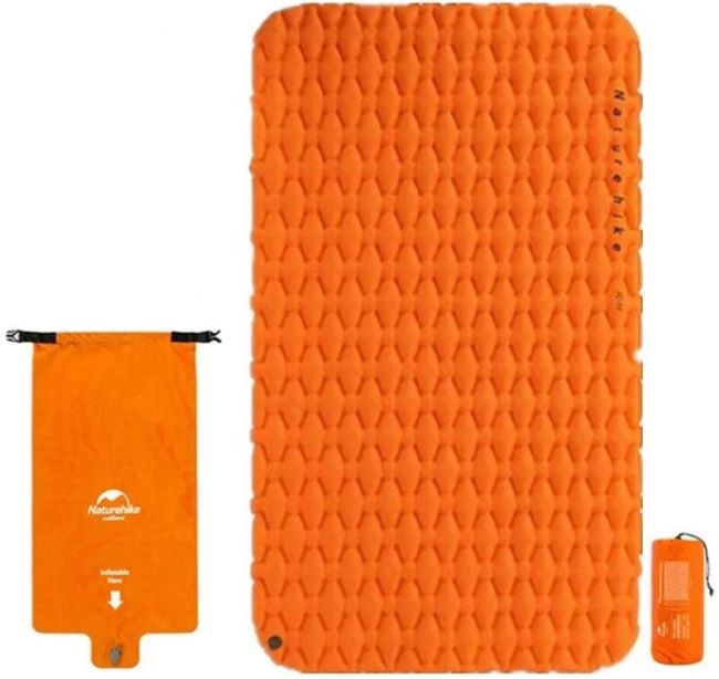 Levně Naturehike Nafukovací karimatka FC-11 (200x120cm) 1200g Barva: Oranžová