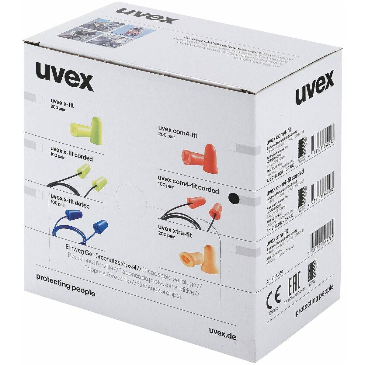 Levně UVEX X-fit se šňůrkou - 100 párů