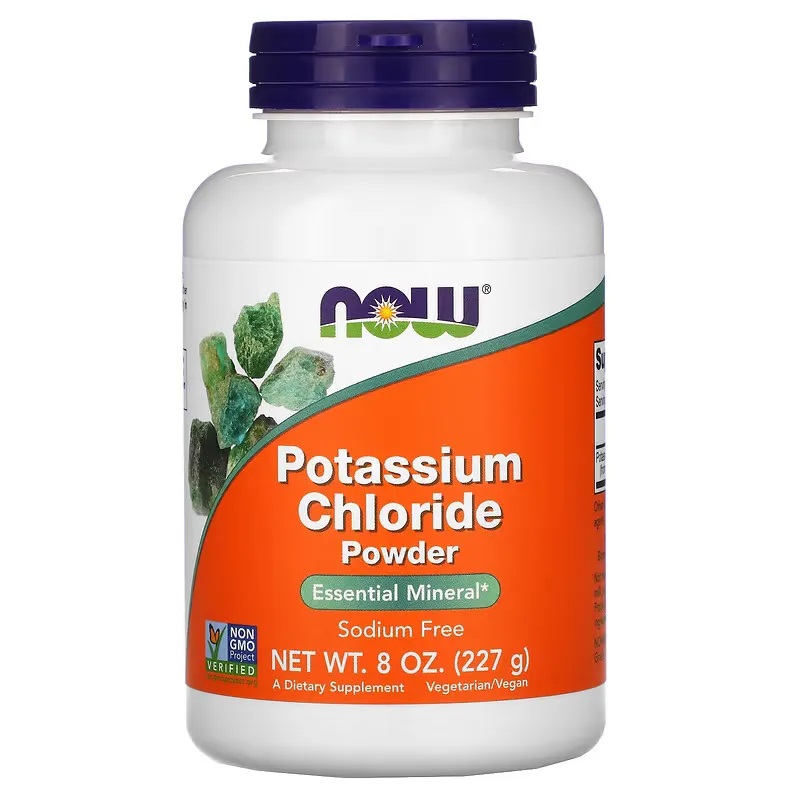 NOW Potassium Chloride prášek 227 g