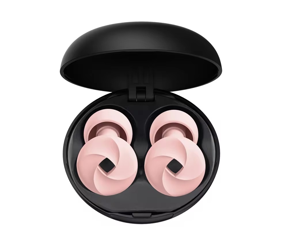 Levně Sleep Earplugs špunty do uší s usazovacím kroužkem Barva: Světle růžová