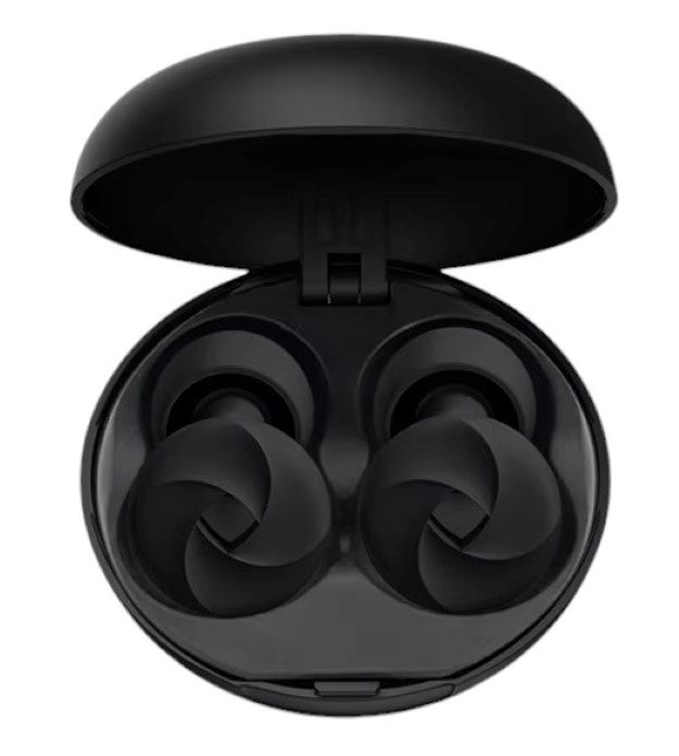Levně Sleep Earplugs špunty do uší s usazovacím kroužkem Barva: Černá