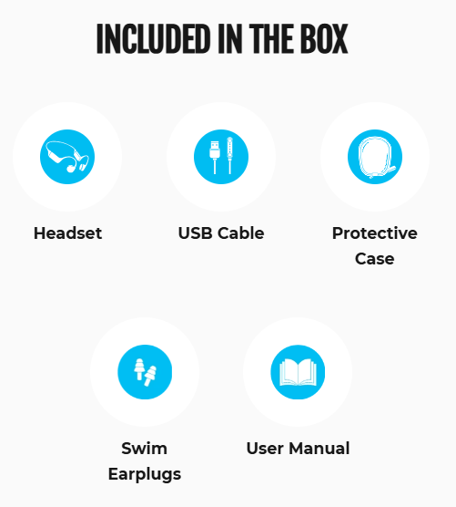 H2O Audio H2O TRI Multi-sport 2 Barva: Modrá (obrázek 10)