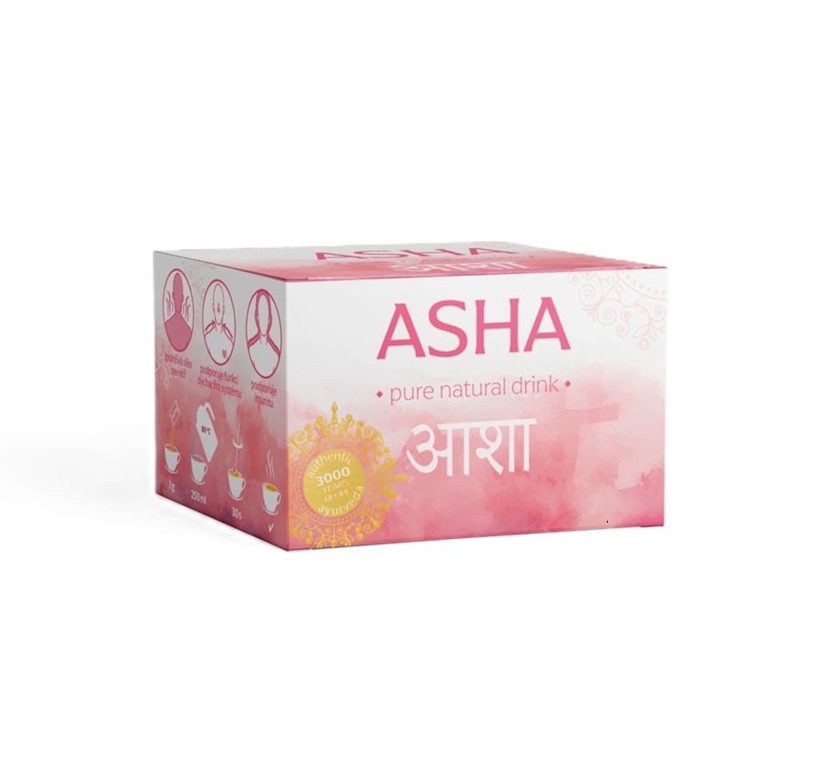 ASHA Bylinný nápoj bez cukru 10 x 2 g