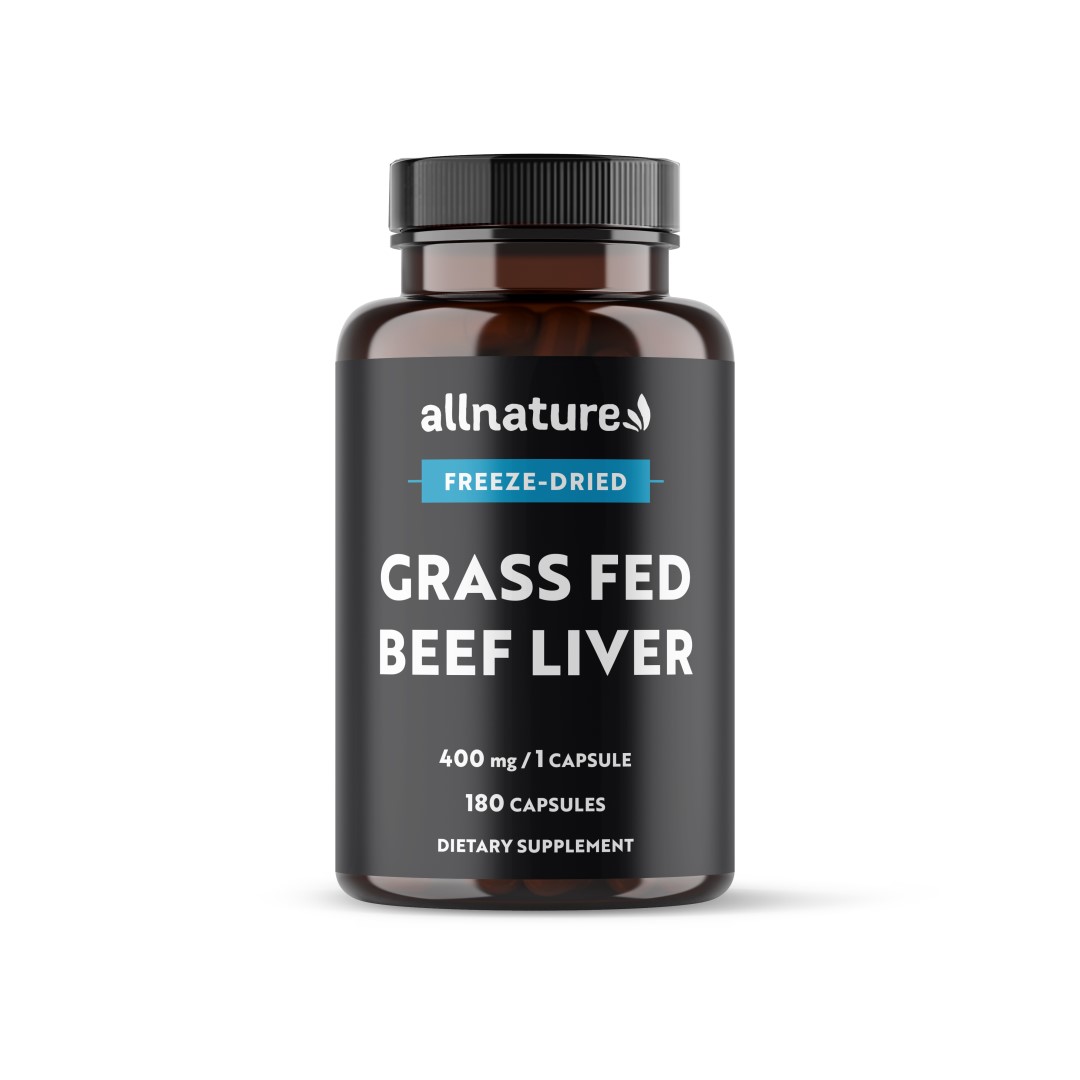 ALLNATURE Grass fed beef liver 180 kapslí